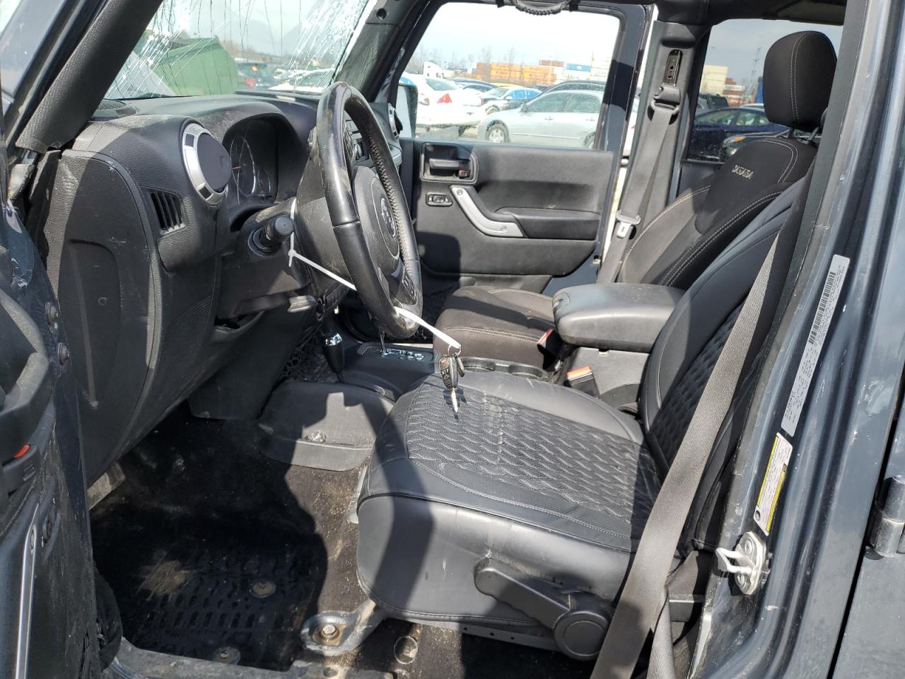 2017 Jeep Wrangler VIN 1C4BJWEG8HL755261 Copart auction photo, rear end / rollover damage thumbnail 7