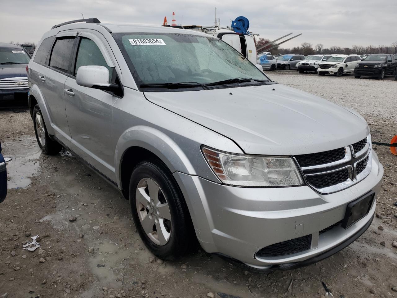 2011 Dodge Journey VIN 3D4PG1FG2BT505759 Copart auction photo, side damage thumbnail 4