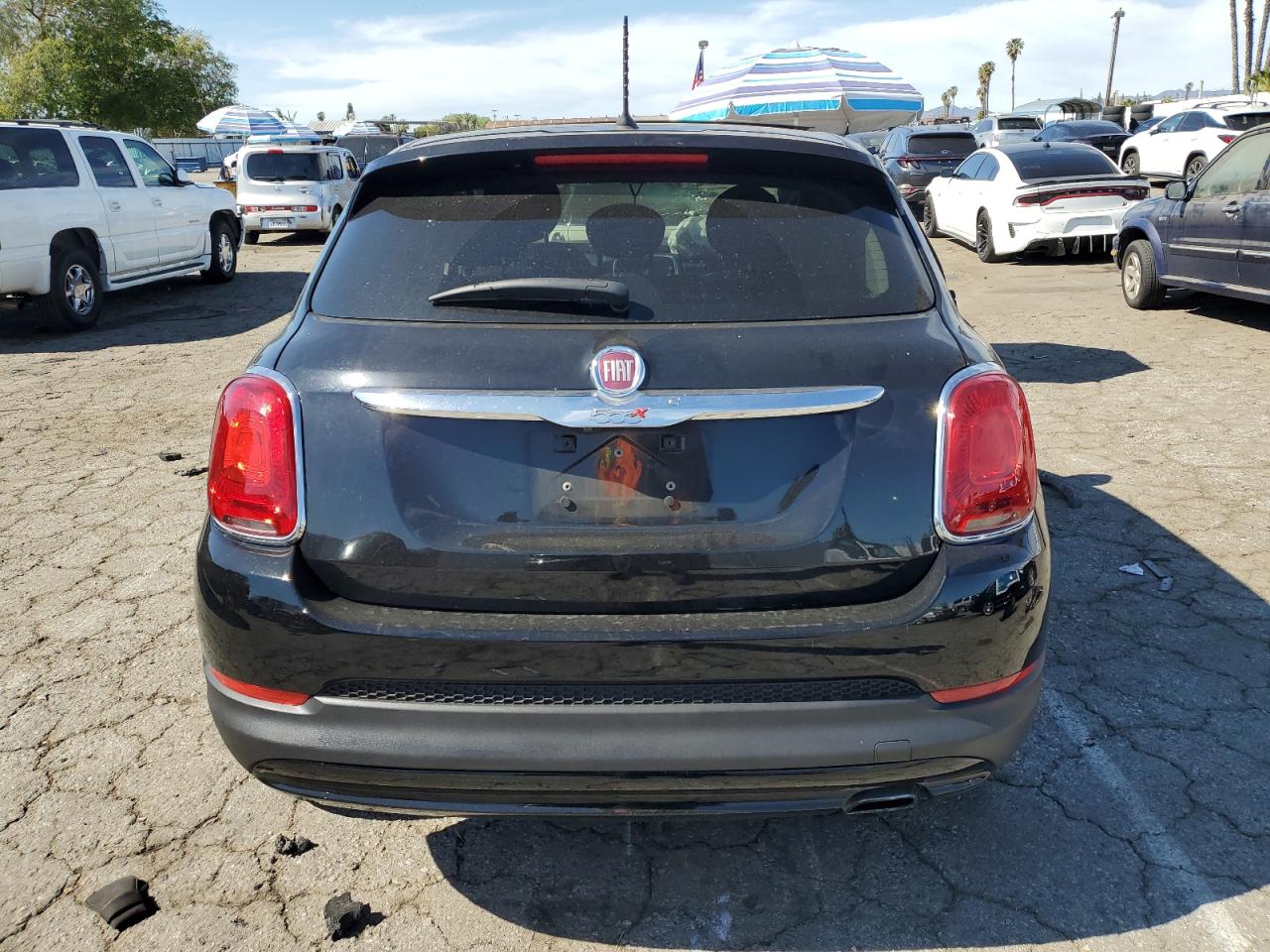 2018 Fiat 500 VIN ZFBCFXDB4JP655869 Copart auction photo, front end damage thumbnail 6