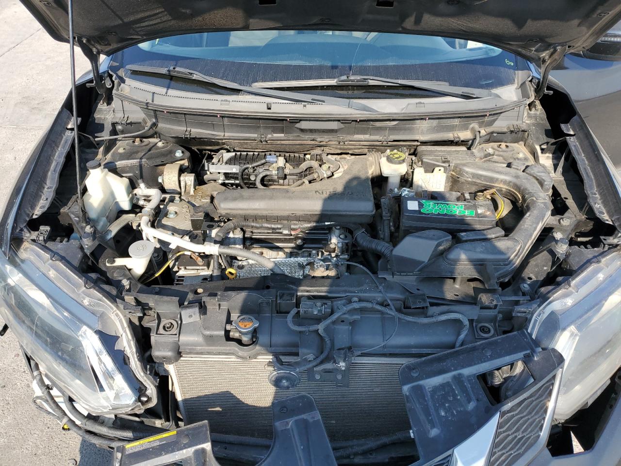 2016 Nissan Rogue VIN KNMAT2MT8GP726413 Copart auction photo, rear end / front end damage thumbnail 12