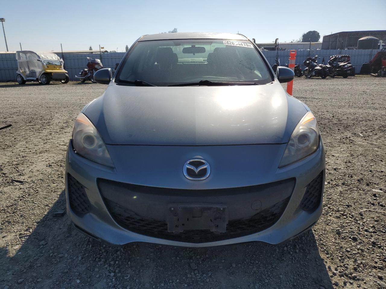 2013 Mazda 3 VIN JM1BL1TG3D1733254 Copart auction photo, front end / side damage thumbnail 5