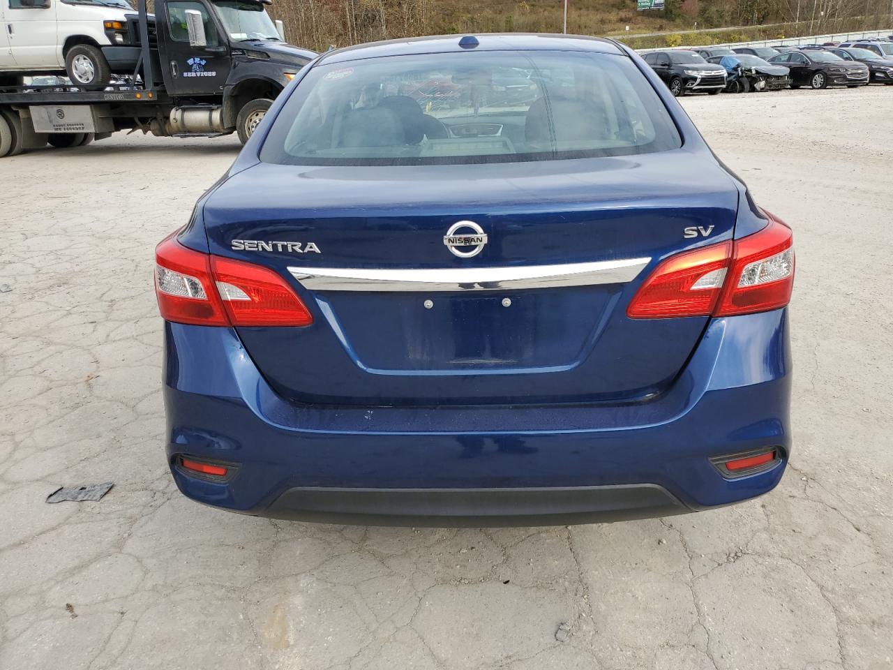 2019 Nissan Sentra VIN 3N1AB7APXKY309389 Copart auction photo, front end / side damage thumbnail 6