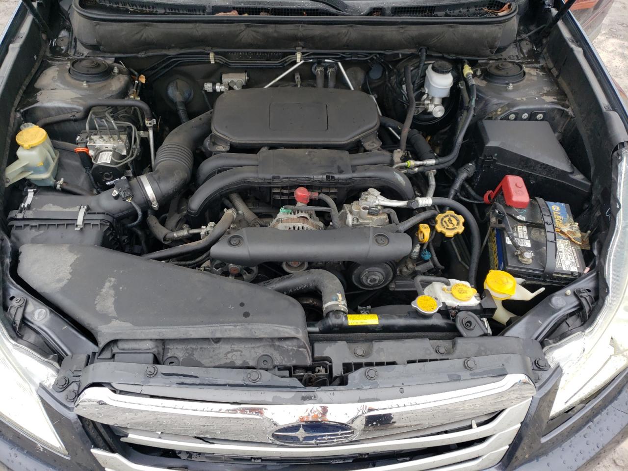 2011 Subaru Outback VIN 4S4BRBKC1B3441313 Copart auction photo, front end / side damage thumbnail 12