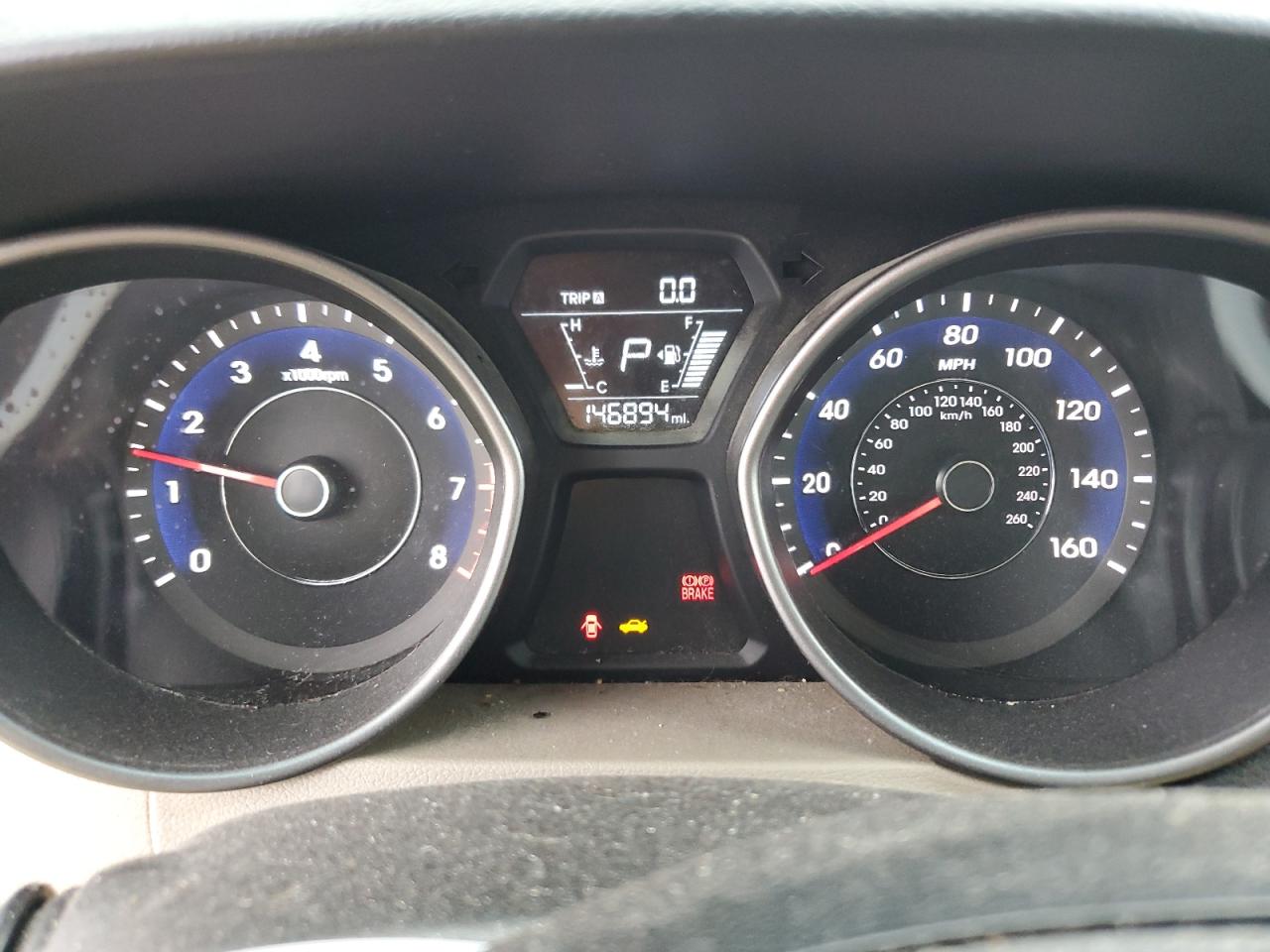 2014 Hyundai Elantra VIN 5NPDH4AEXEH542681 Copart auction photo, rear end / minor dent/scratches damage thumbnail 9