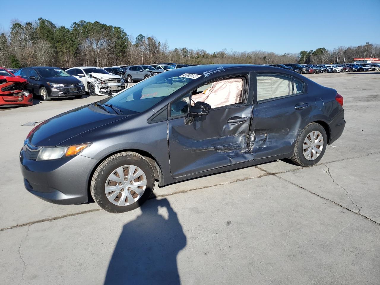 2012 Honda Civic VIN 19XFB2F55CE347354