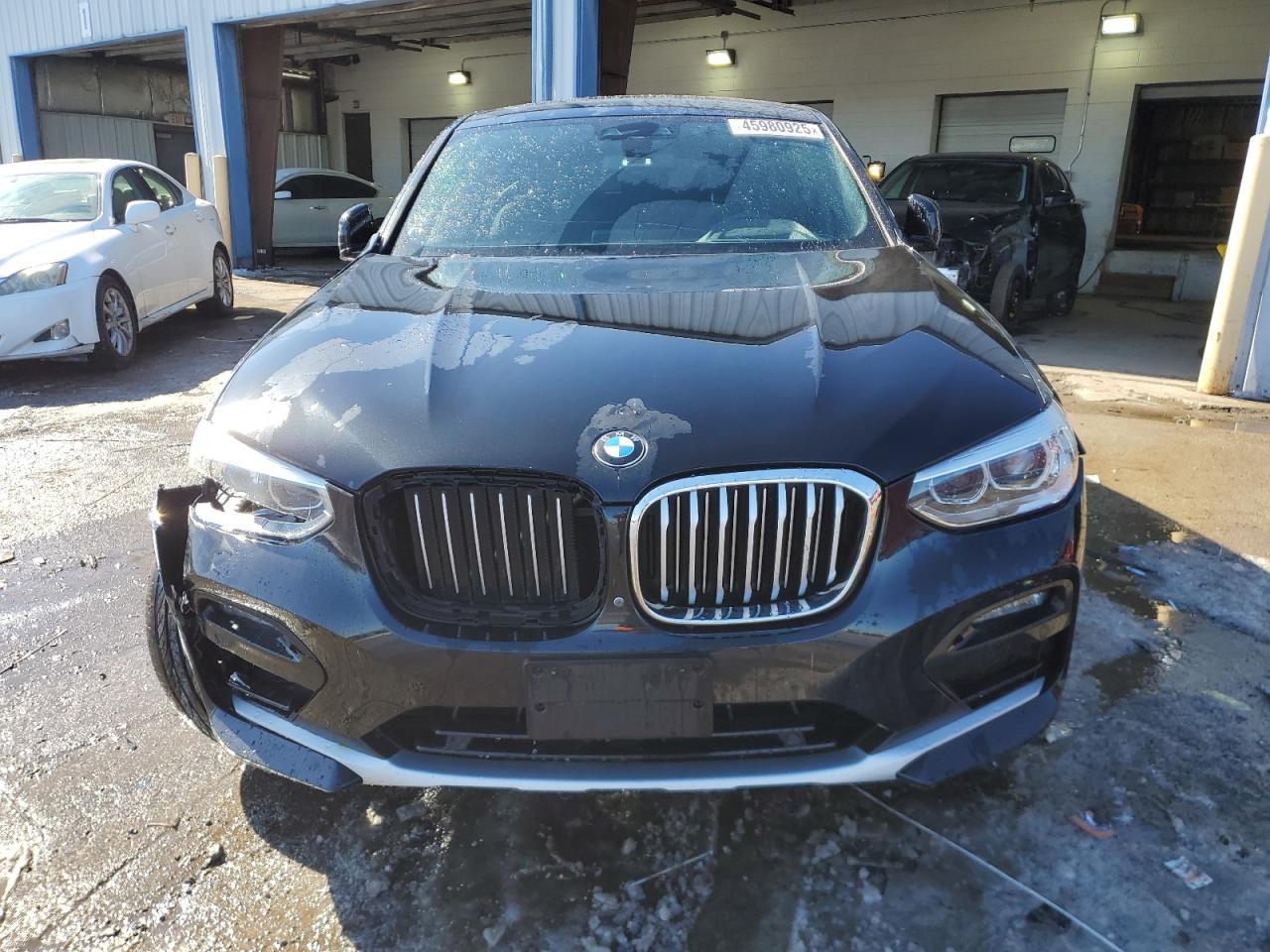2021 BMW X4 VIN 5UX2V1C08M9E39879 Copart auction photo, front end / all over damage thumbnail 5