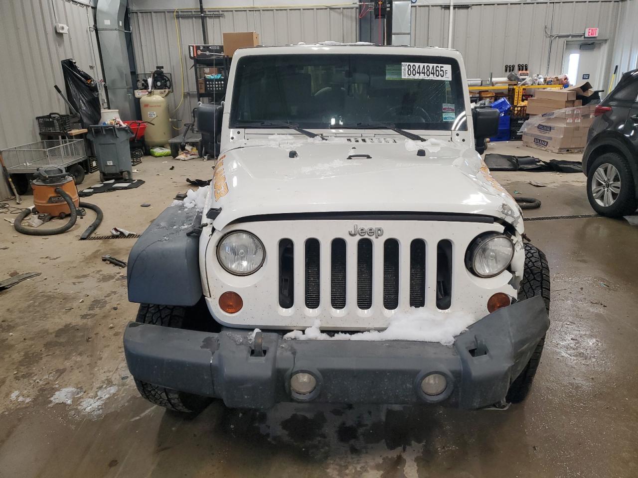 2010 Jeep Wrangler VIN 1J4BA3H17AL174176 Copart auction photo, front end damage thumbnail 5