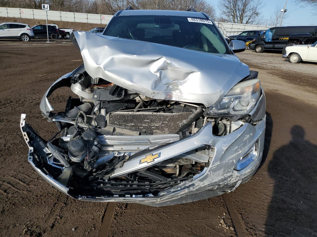 2016 Chevrolet Equinox VIN 2GNALCEK4G1167152 Copart auction photo, front end / side damage thumbnail 5