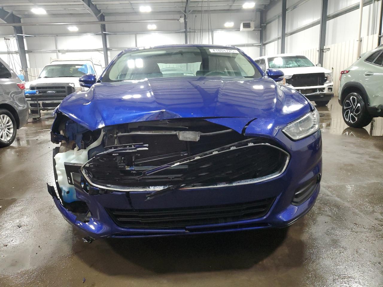 2014 Ford Fusion VIN 1FA6P0H71E5401824 Copart auction photo, front end damage thumbnail 5
