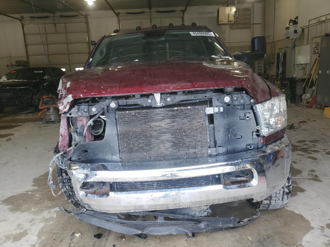 2016 RAM 3500 VIN 3C63RRAL1GG221099 Copart auction photo, front end / undercarriage damage thumbnail 5