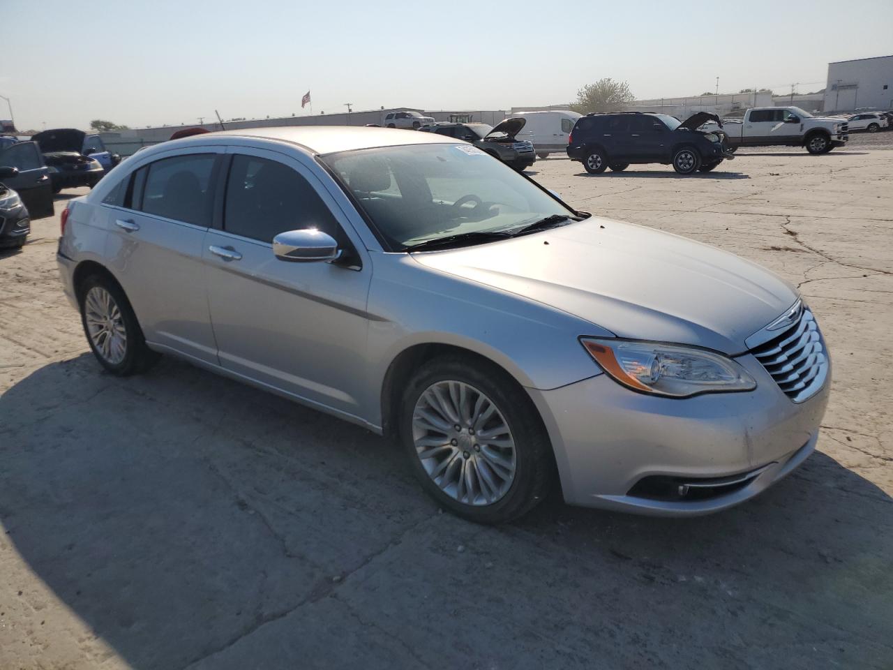 2012 Chrysler 200 VIN 1C3CCBCB7CN121617 Copart auction photo, rear end damage thumbnail 4