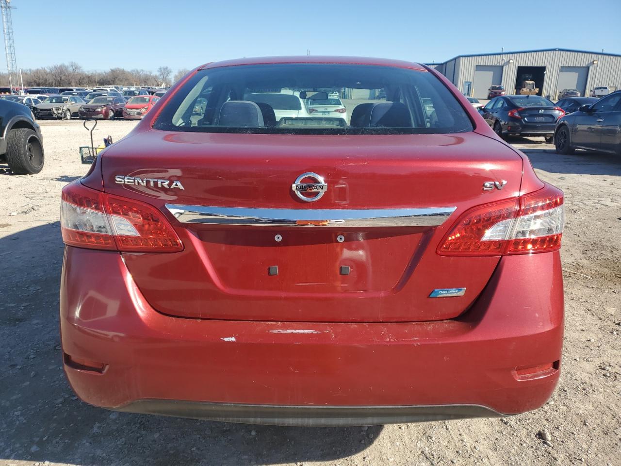 2013 Nissan Sentra VIN 3N1AB7AP2DL733102 Copart auction photo, all over damage thumbnail 6
