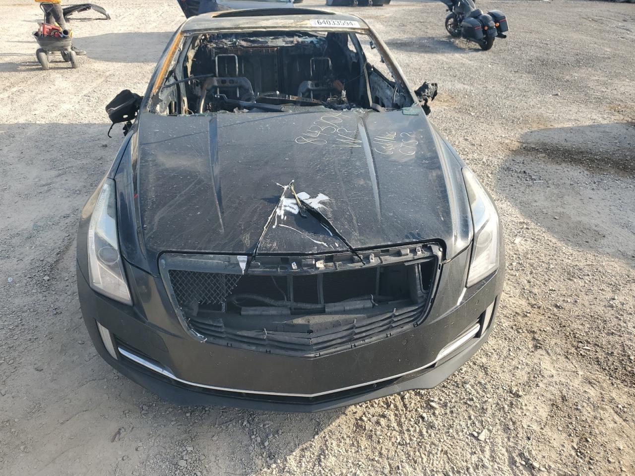 2016 Cadillac ATS VIN 1G6AB1RS8G0167549 Copart auction photo, burn damage thumbnail 5