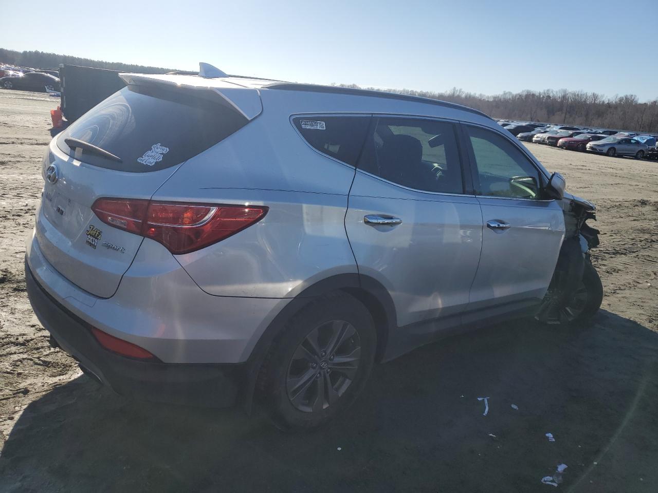 2014 Hyundai Santa Fe VIN 5XYZU3LB9EG216540 Copart auction photo, front end damage thumbnail 3