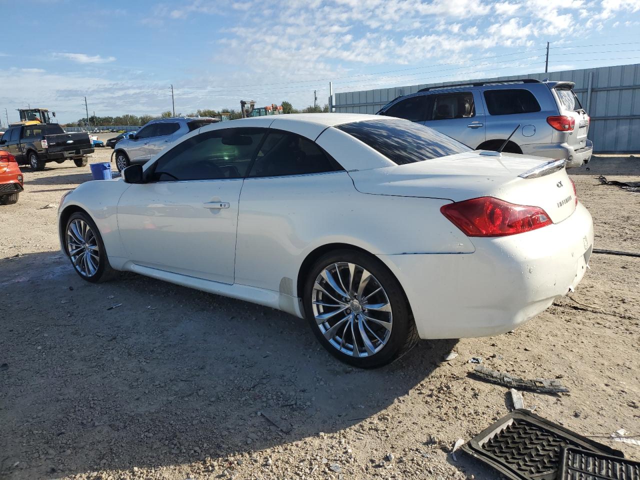 2012 Infiniti G VIN JN1CV6FE6CM202961 Copart auction photo, front end damage thumbnail 2