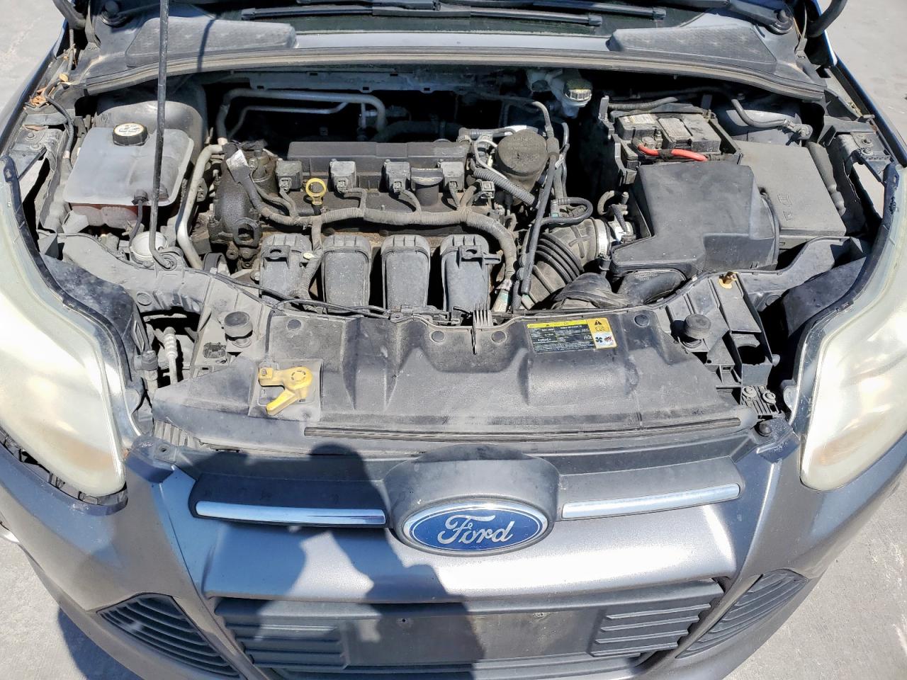 2012 Ford Focus VIN 1FAHP3K20CL312214 Copart auction photo, front end damage thumbnail 11