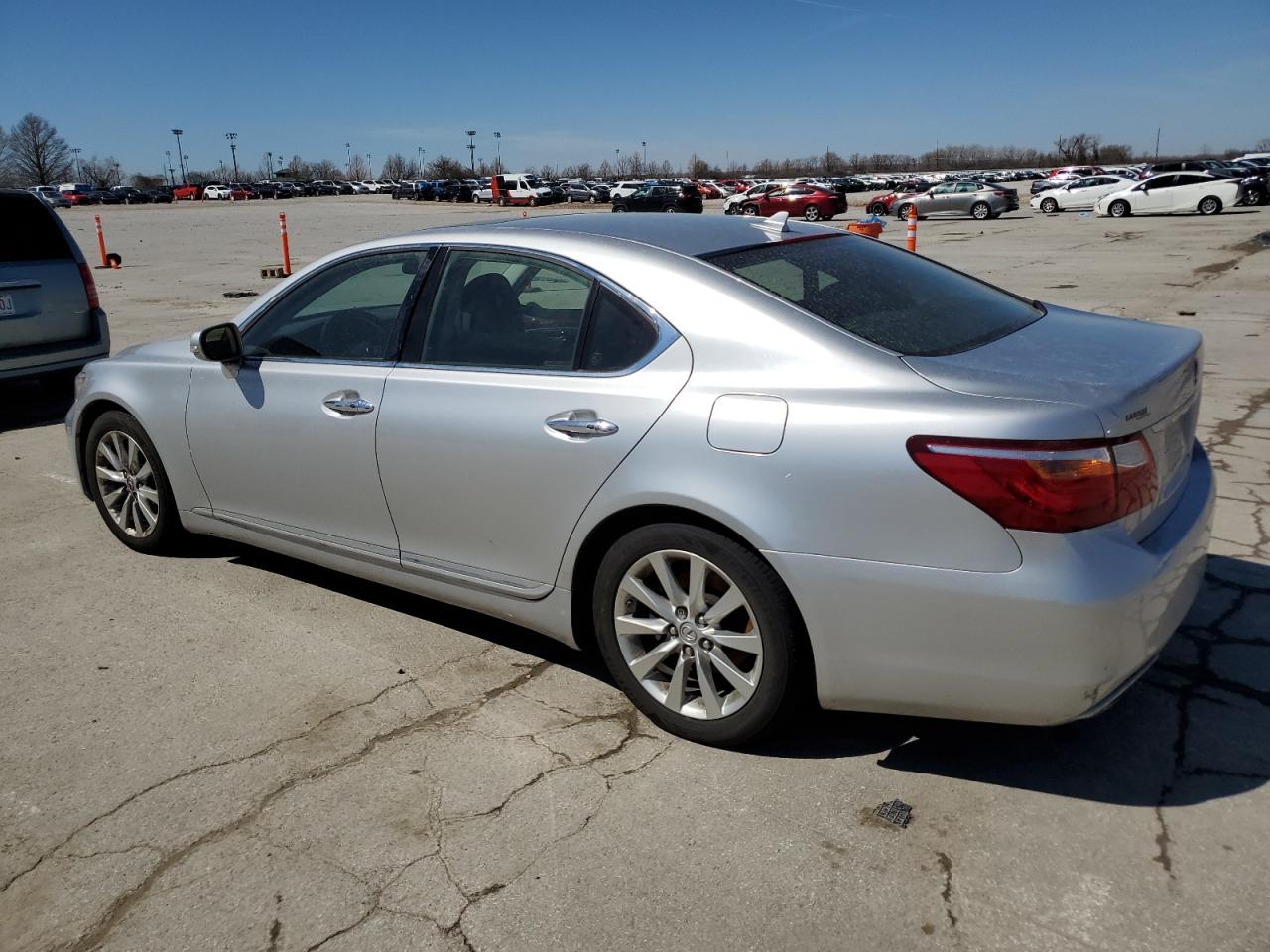 2012 Lexus LS VIN JTHBL5EF5C5110221 Copart auction photo, side damage thumbnail 2