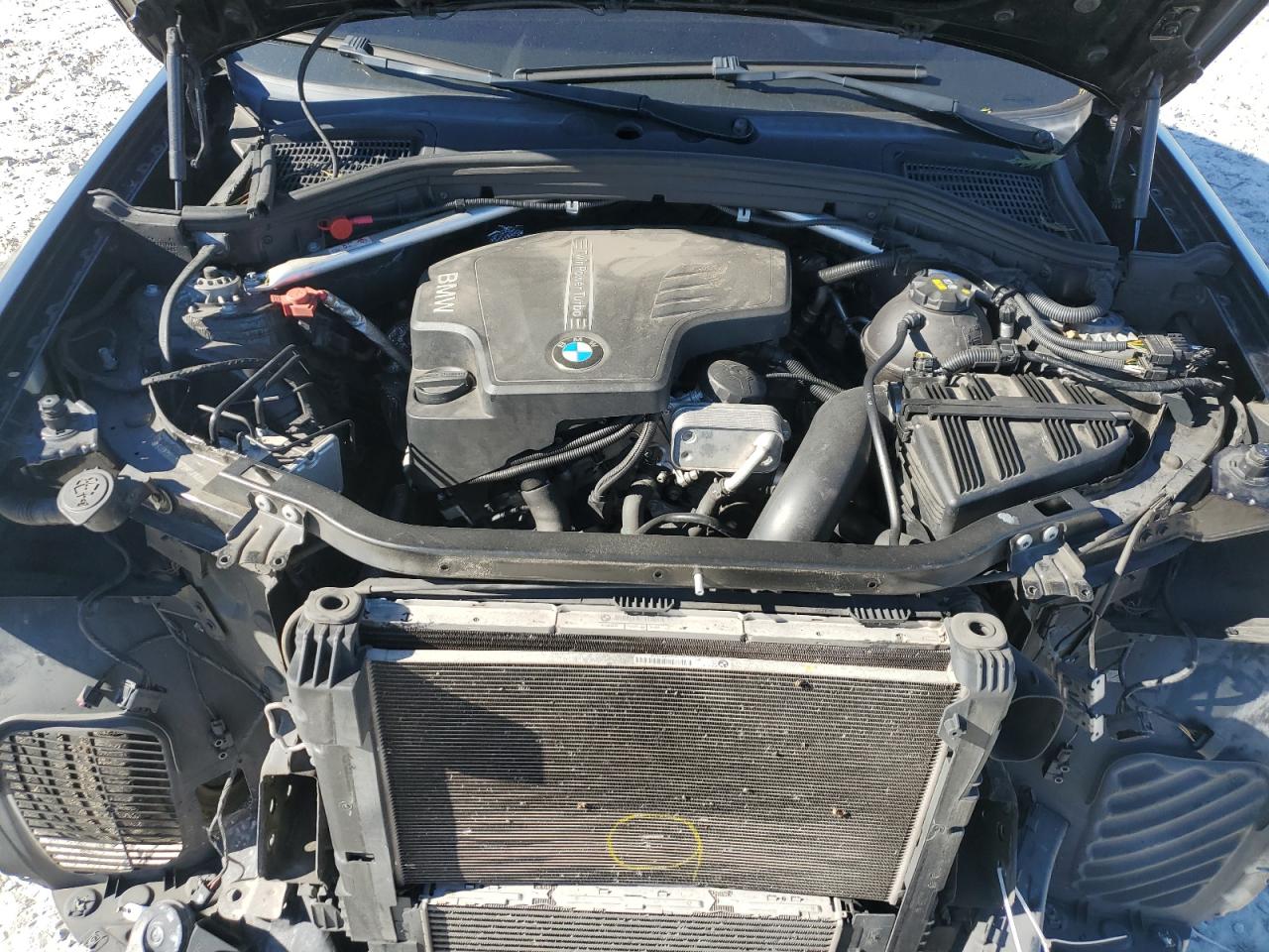 2015 BMW X4 VIN 5UXXW3C56F0M88836 Copart auction photo, mechanical / front end damage thumbnail 12