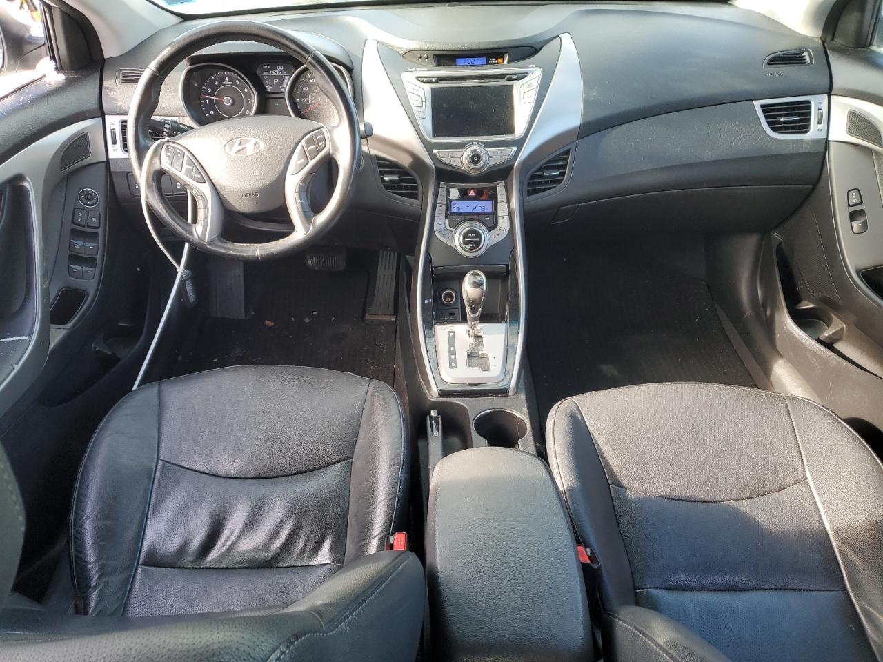 2013 Hyundai Elantra VIN 5NPDH4AE3DH400347 Copart auction photo, rear end / front end damage thumbnail 8