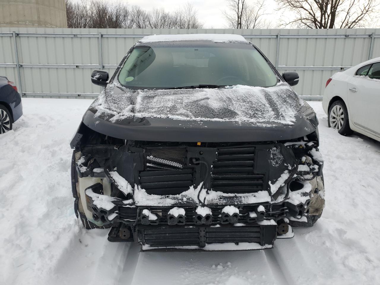 2017 Ford Edge VIN 2FMPK4K95HBC48634 Copart auction photo, front end / side damage thumbnail 5