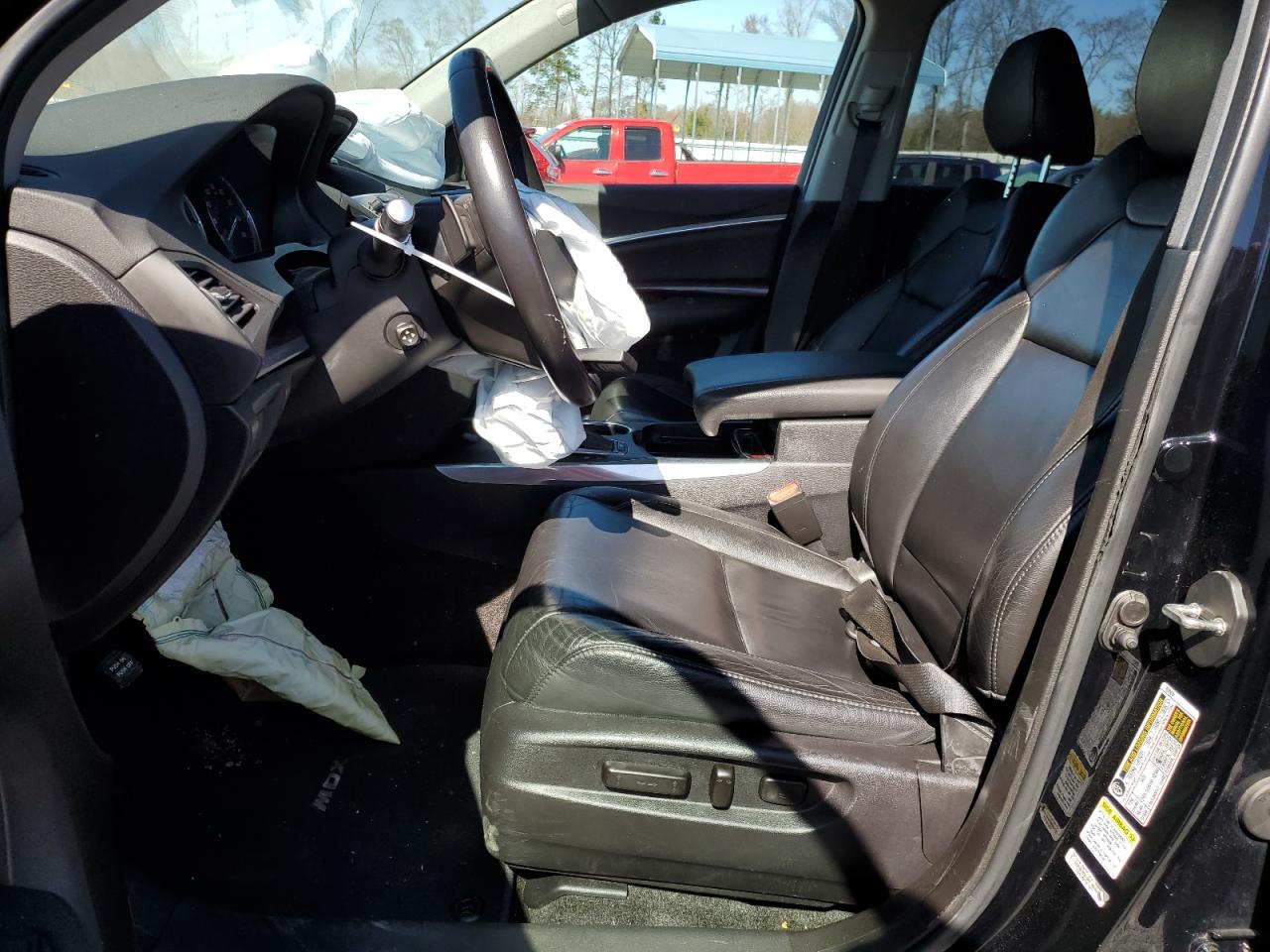 2014 Acura MDX VIN 5FRYD4H40BB013800 Copart auction photo, front end damage thumbnail 7