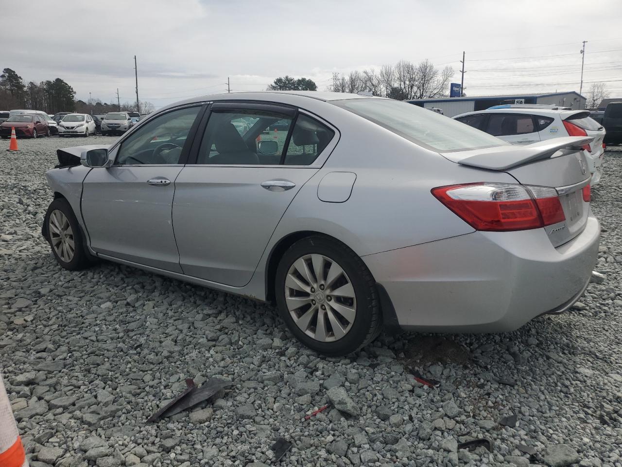 2013 Honda Accord VIN 1HGCR2F81DA000375 Copart auction photo, front end / side damage thumbnail 2