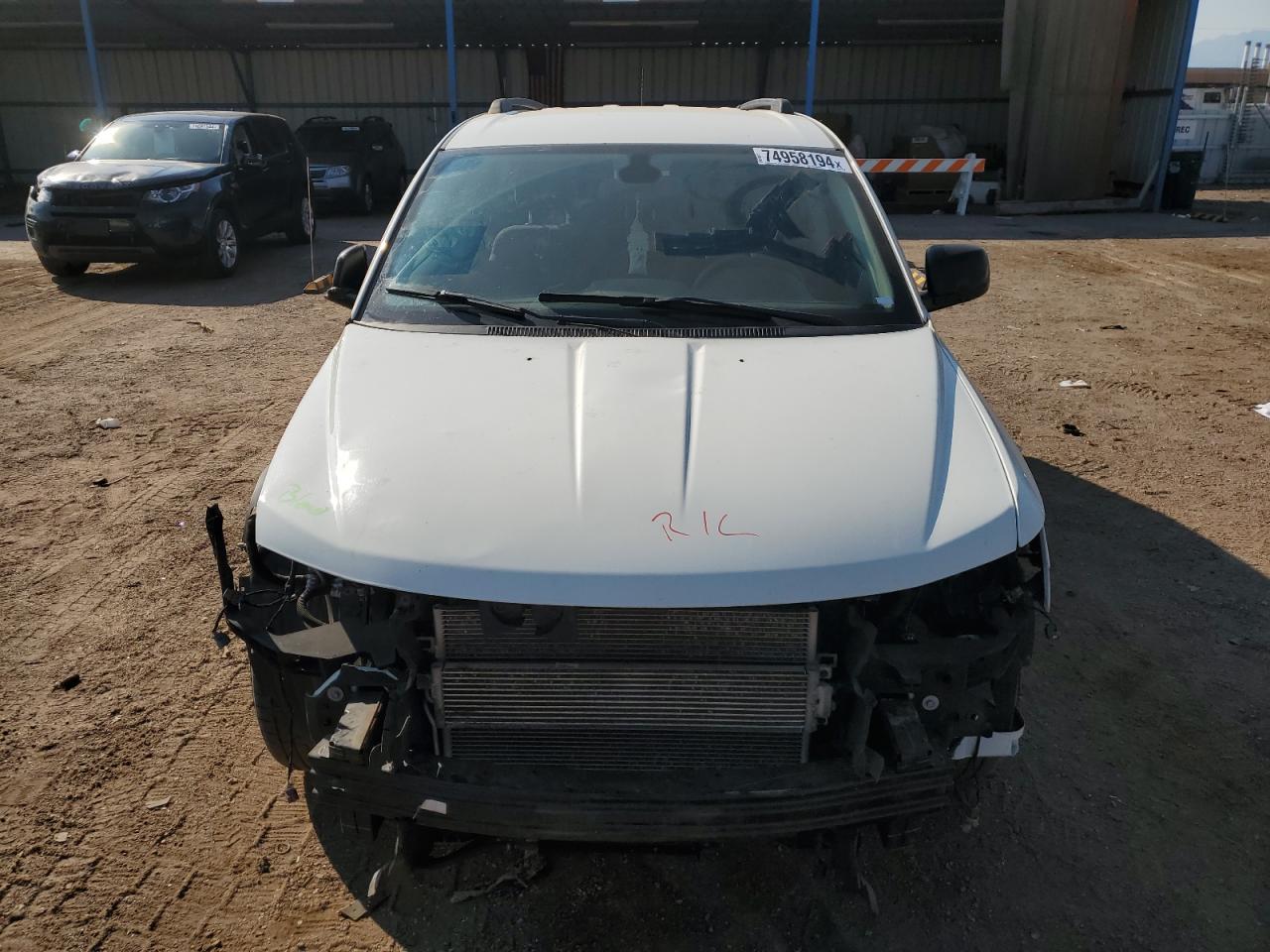 2018 Dodge Journey VIN 3C4PDCBG5JT514557 Copart auction photo, front end / side damage thumbnail 5