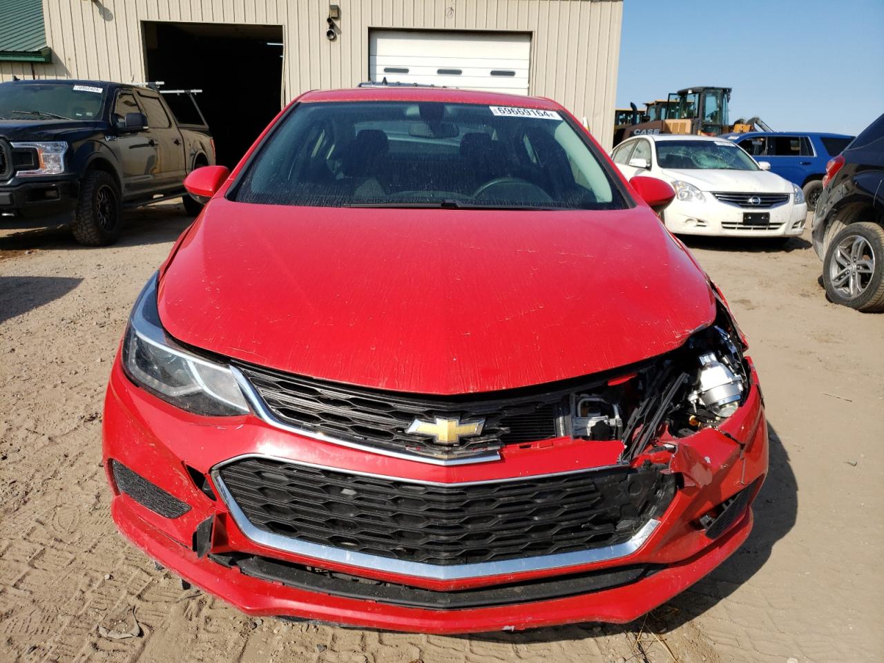 2017 Chevrolet Cruze VIN 1G1BE5SM7H7121496 Copart auction photo, front end / minor dent/scratches damage thumbnail 5