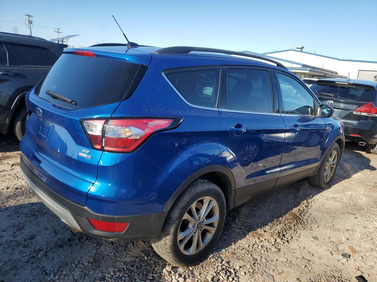 2018 Ford Escape VIN 1FMCU9GD7JUC43759 Copart auction photo, front end / mechanical damage thumbnail 3