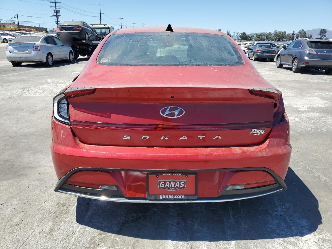 2021 Hyundai Sonata VIN 5NPEG4JA7MH103649 Copart auction photo, all over damage thumbnail 6
