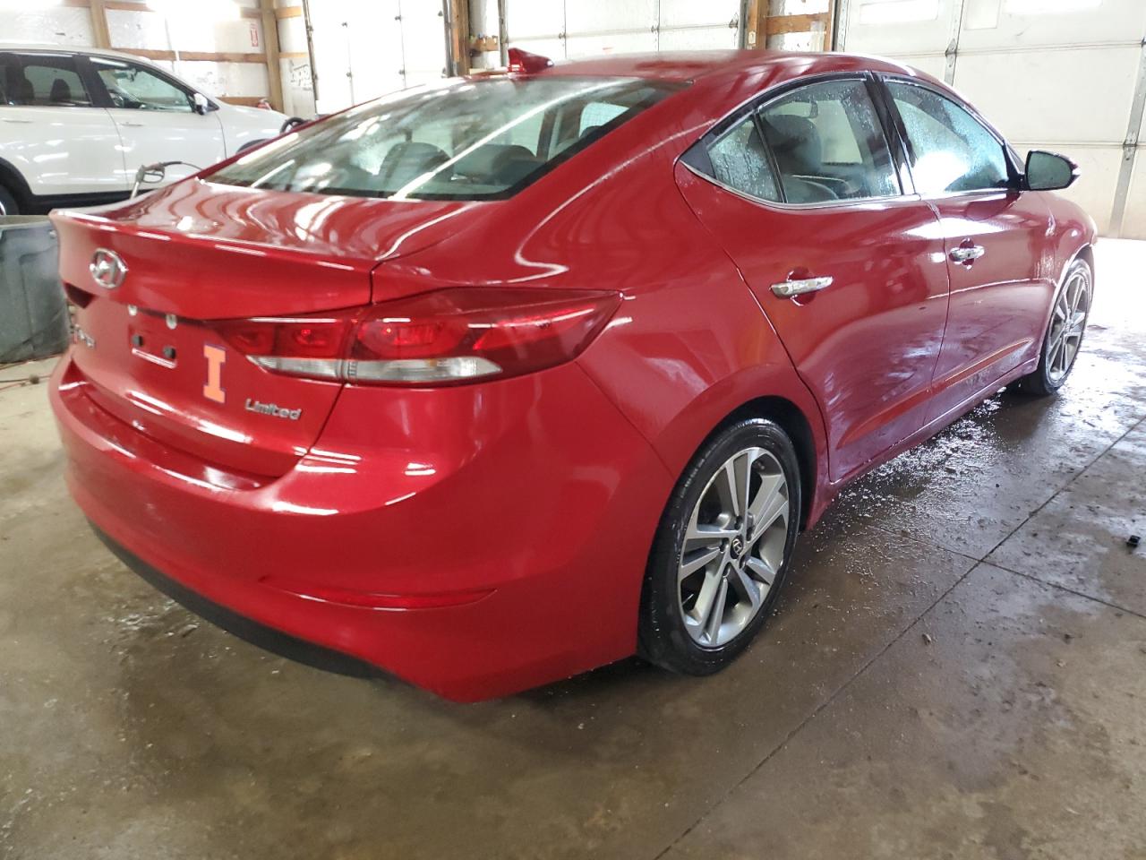 2017 Hyundai Elantra VIN KMHD84LF0HU211605 Copart auction photo, front end damage thumbnail 3