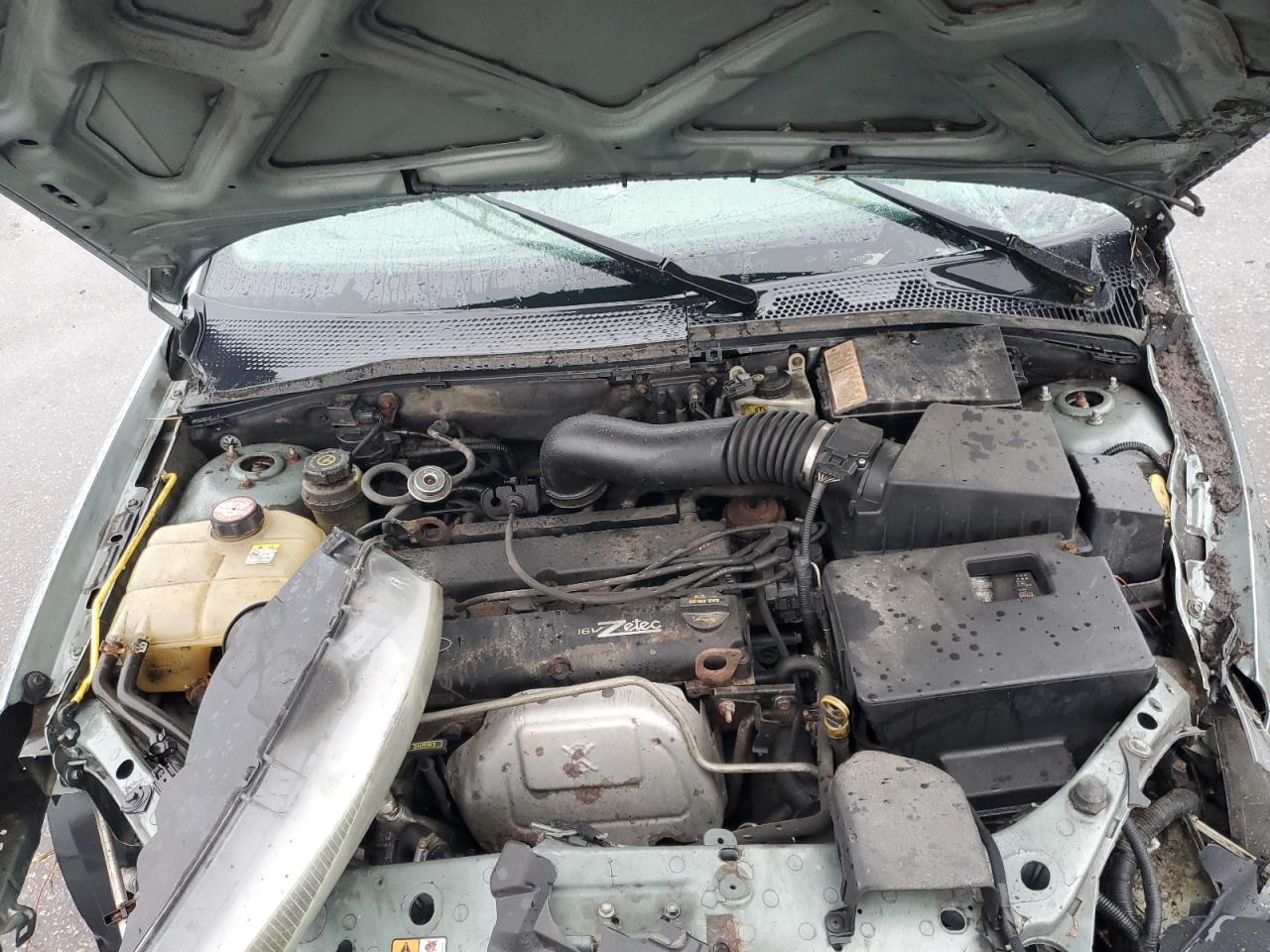 2003 Ford Focus VIN 1FAFP36363W126671 Copart auction photo, rollover damage thumbnail 12