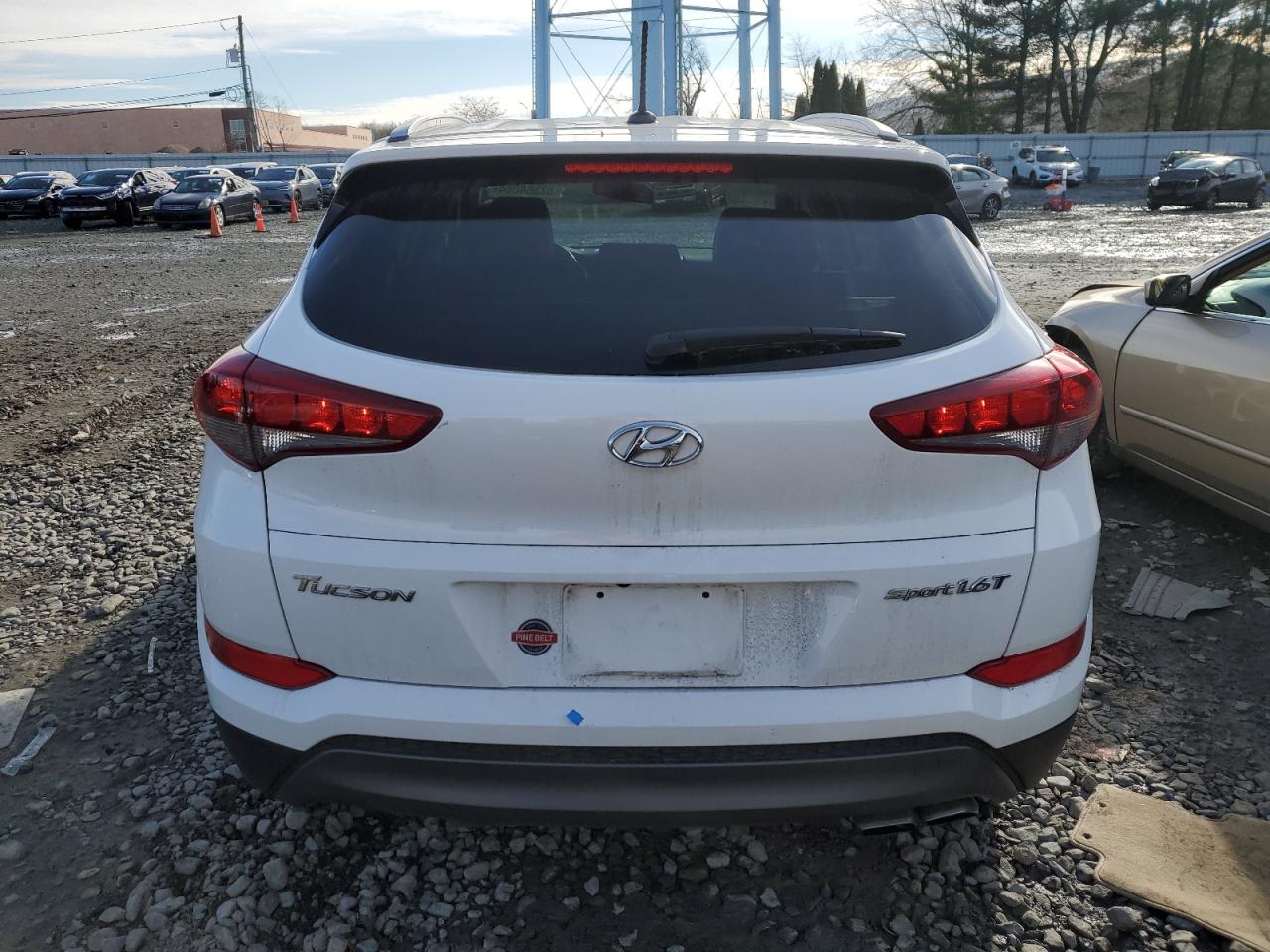 2016 Hyundai Tucson VIN KM8J33A27GU049482 Copart auction photo, front end damage thumbnail 6