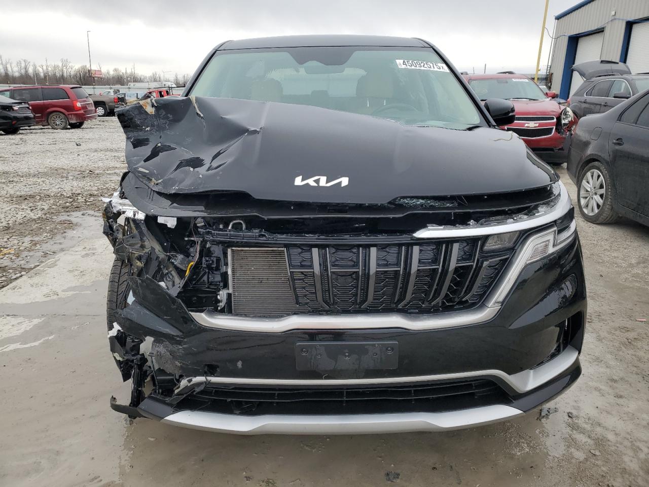 2024 KIA Carnival VIN KNDNB4H31R6375962 Copart auction photo, front end damage thumbnail 5