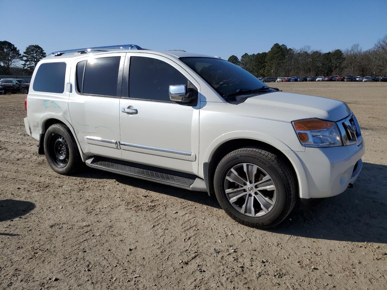2015 Nissan Armada VIN 5N1BA0ND7FN619672 Copart auction photo, all over damage thumbnail 4
