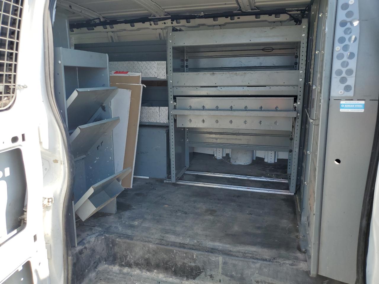 2014 Chevrolet Express VIN 1GCWGFCB0E1123076 Copart auction photo, front end / undercarriage damage thumbnail 11