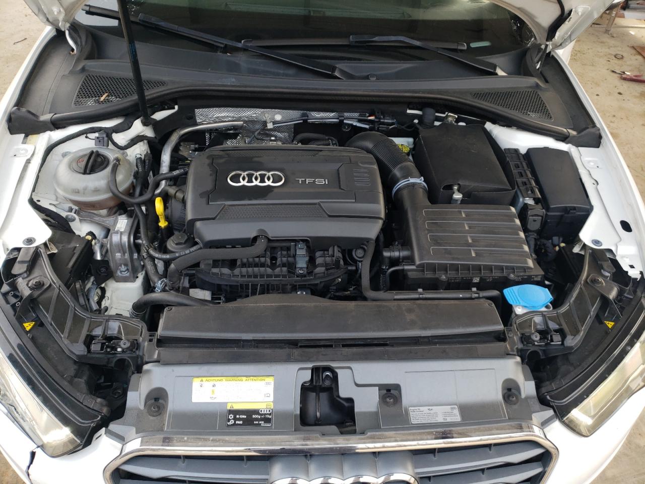 2016 Audi A3 VIN WAU57LFF9G1087865 Copart auction photo, front end damage thumbnail 12