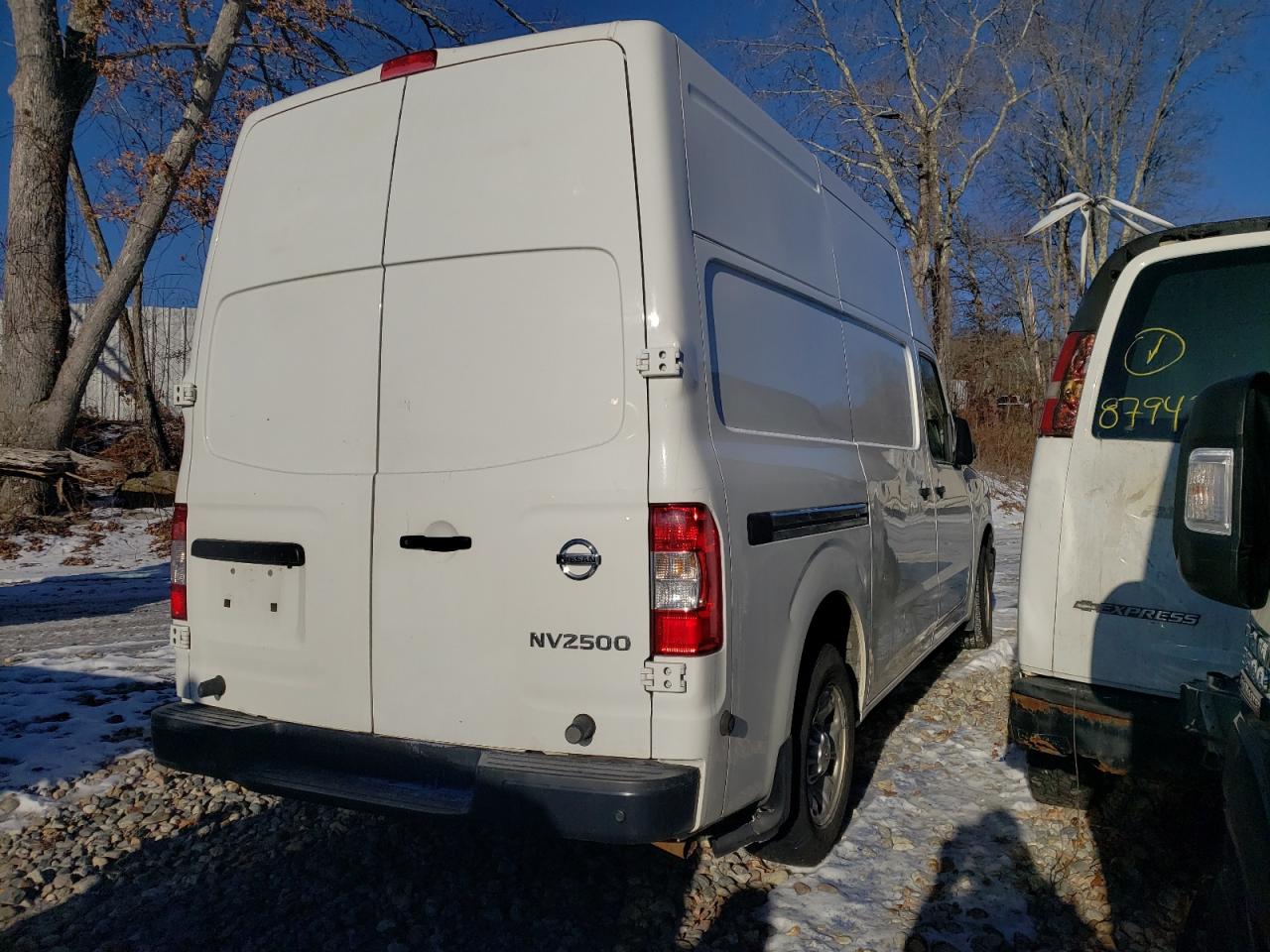 2018 Nissan NV VIN 1N6BF0LY8JN812656 Copart auction photo, front end / undercarriage damage thumbnail 3