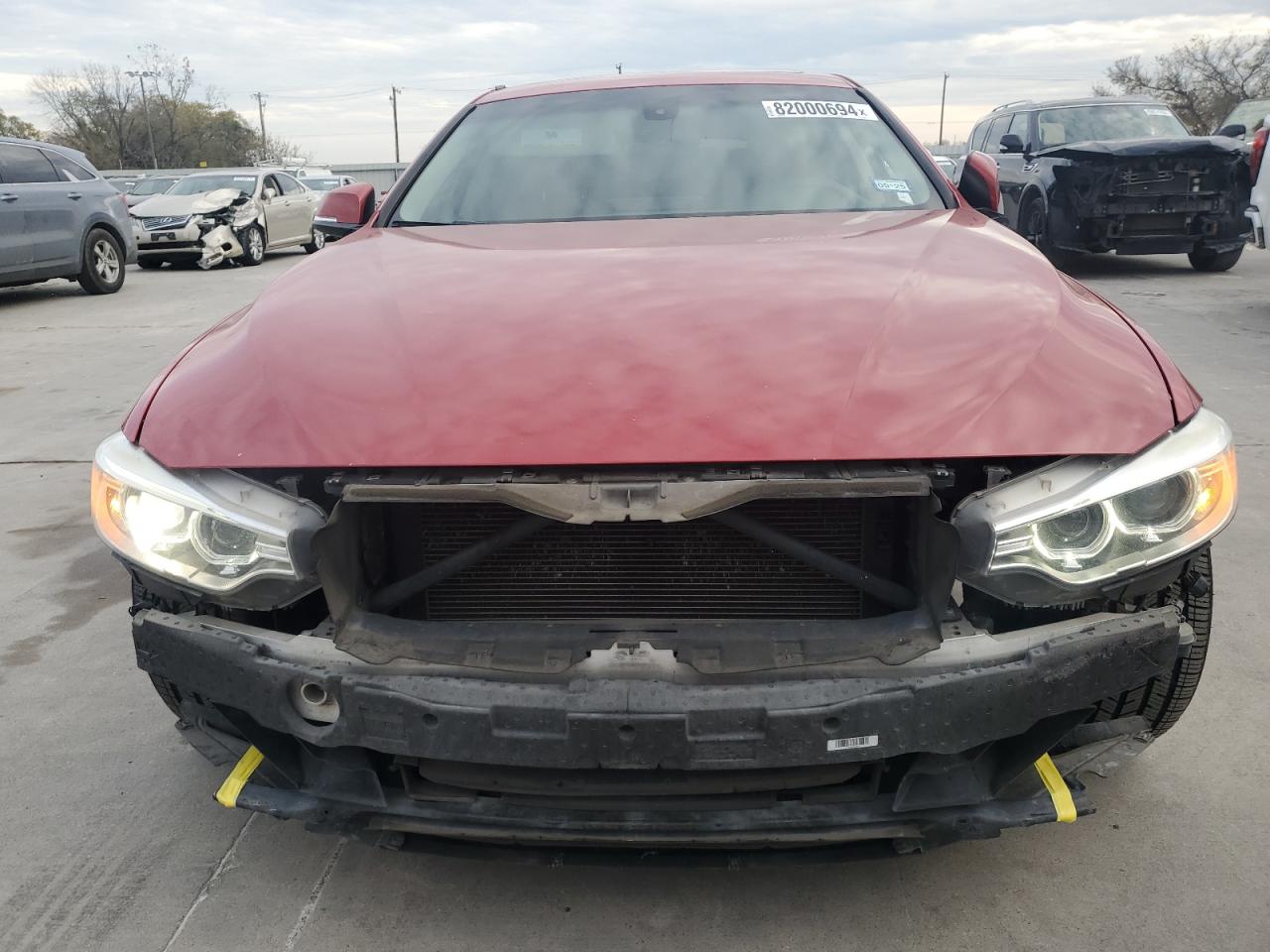 2015 BMW 4er VIN WBA4A5C50FD410315 Copart auction photo, front end damage thumbnail 5