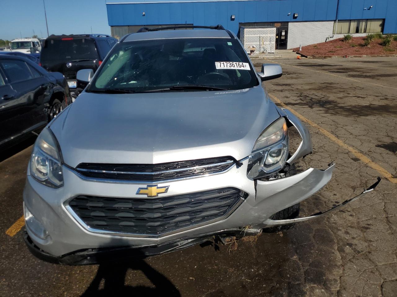 2017 Chevrolet Equinox VIN 2GNFLFEK3H6195116 Copart auction photo, front end damage thumbnail 5