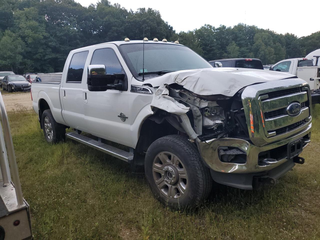 2014 Ford F350 VIN 1FT8W3BT4EEA81797 Copart auction photo, front end damage thumbnail 4
