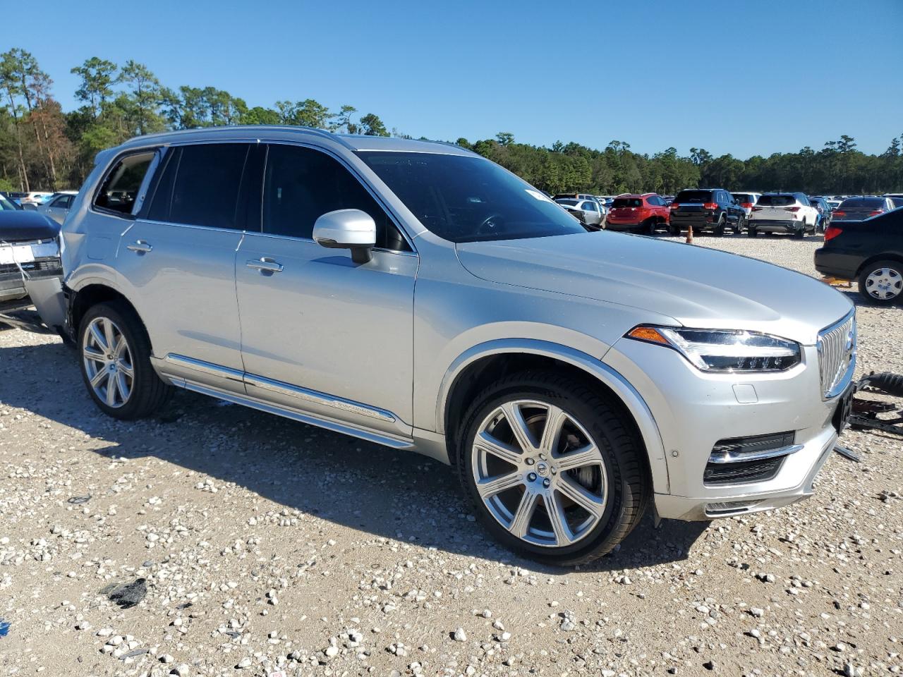 2018 Volvo XC90 VIN YV4A22PL3J1215262 Copart auction photo, rear end / side damage thumbnail 4