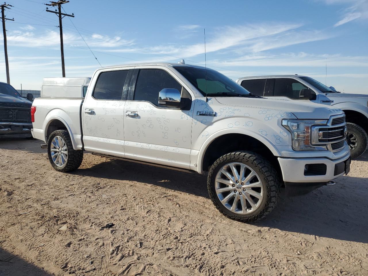 2018 Ford F-150 VIN 1FTEW1EG1JFE22986 Copart auction photo, hail damage thumbnail 4