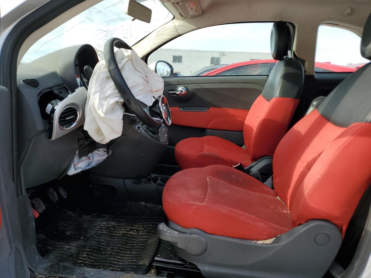 2012 Fiat 500 VIN 3C3CFFAR7CT102595 Copart auction photo, front end / mechanical damage thumbnail 7