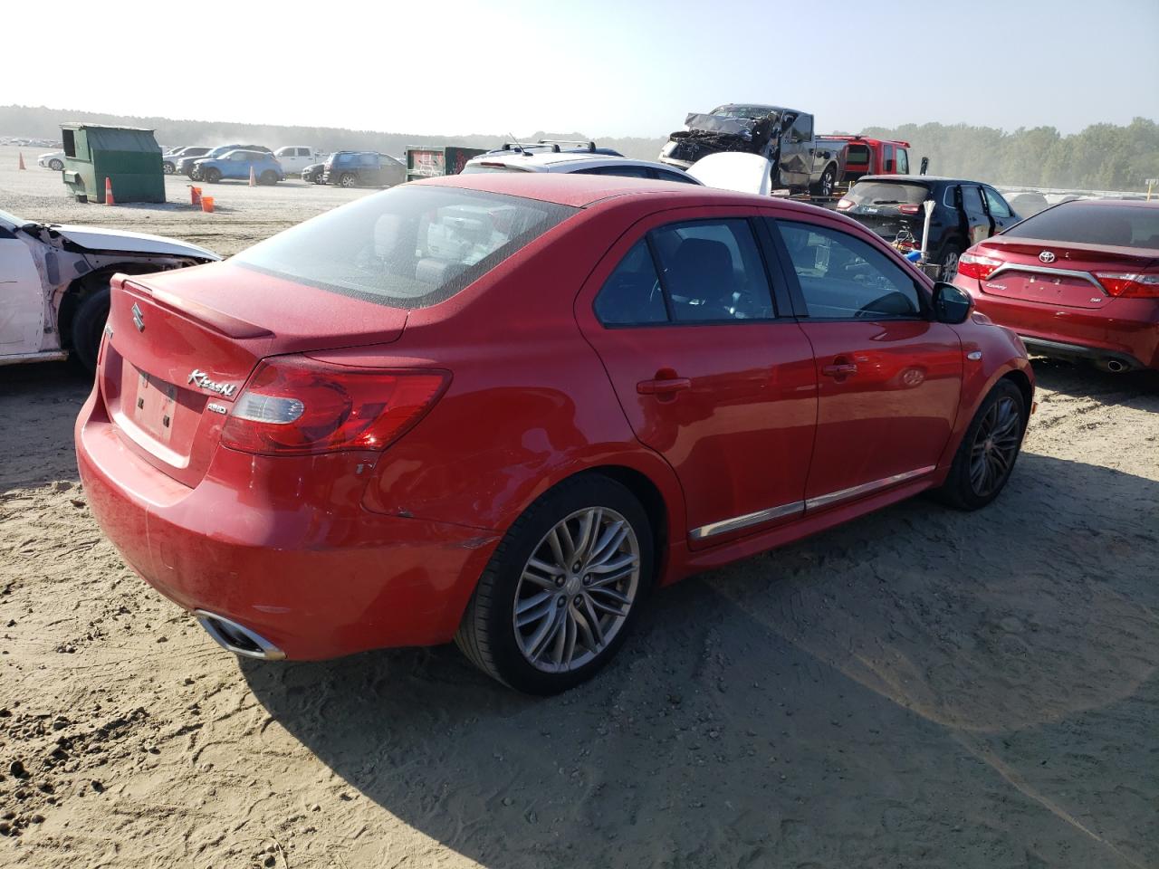 2011 Suzuki Kizashi VIN JS2RF9A69B6110337 Copart auction photo, minor dent/scratches damage thumbnail 3