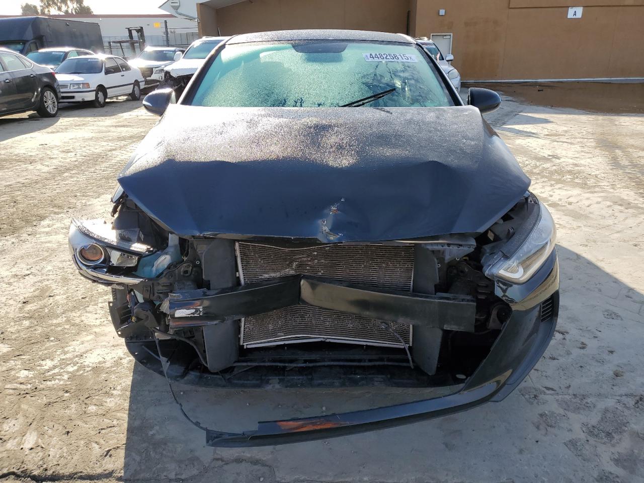2018 Hyundai Elantra VIN 5NPD84LF4JH243641 Copart auction photo, front end / side damage thumbnail 5