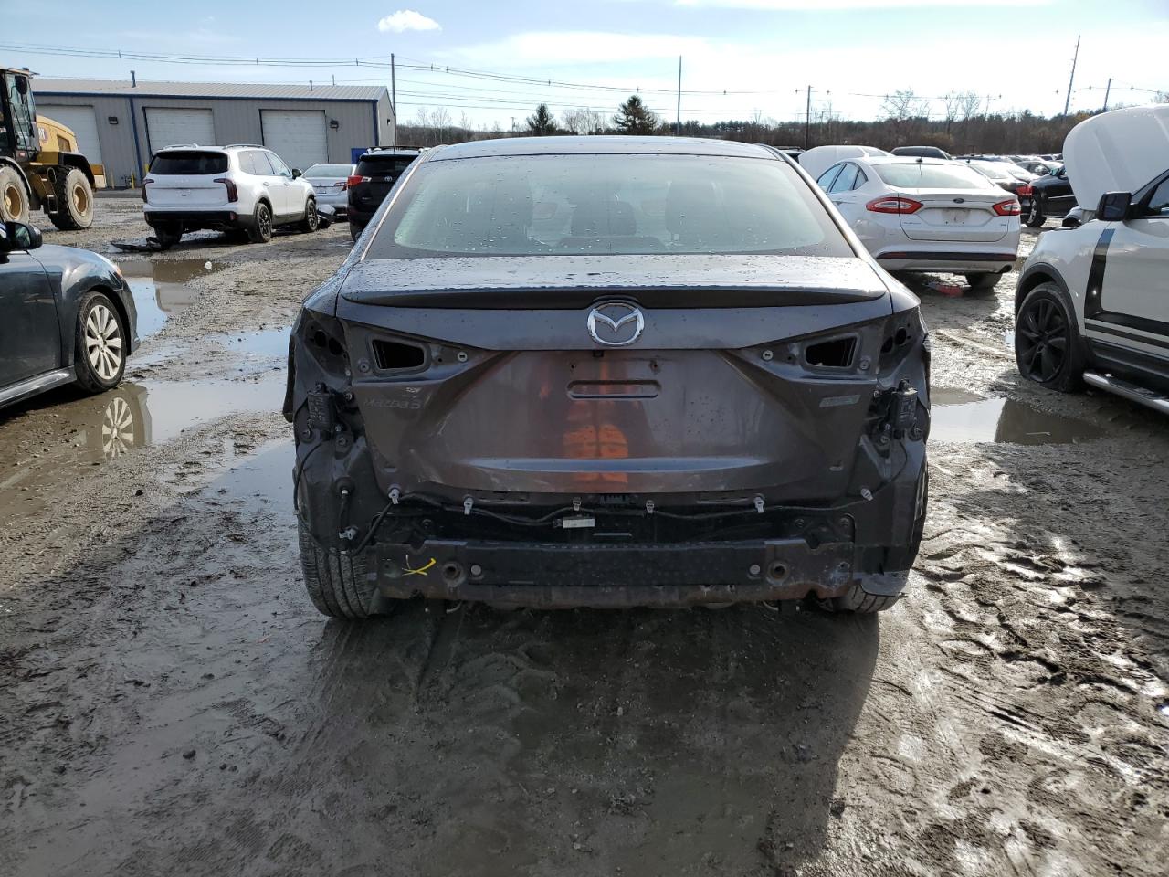2018 Mazda 3 VIN 3MZBN1V37JM230942 Copart auction photo, side / rear end damage thumbnail 6