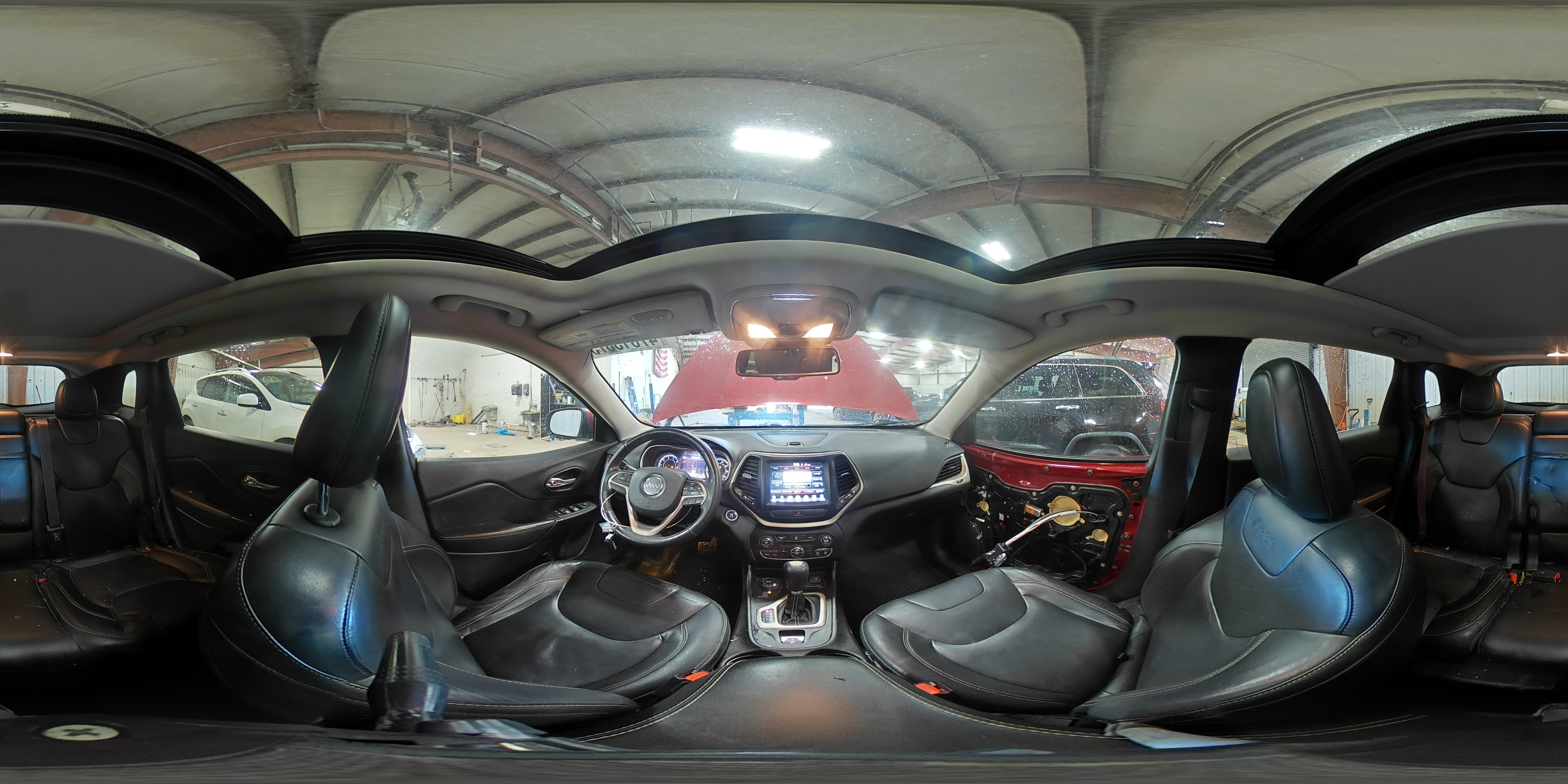 2014 Jeep Grand Cherokee VIN 1C4PJMDB0EW242953 Copart auction photo, front end / side damage thumbnail 16