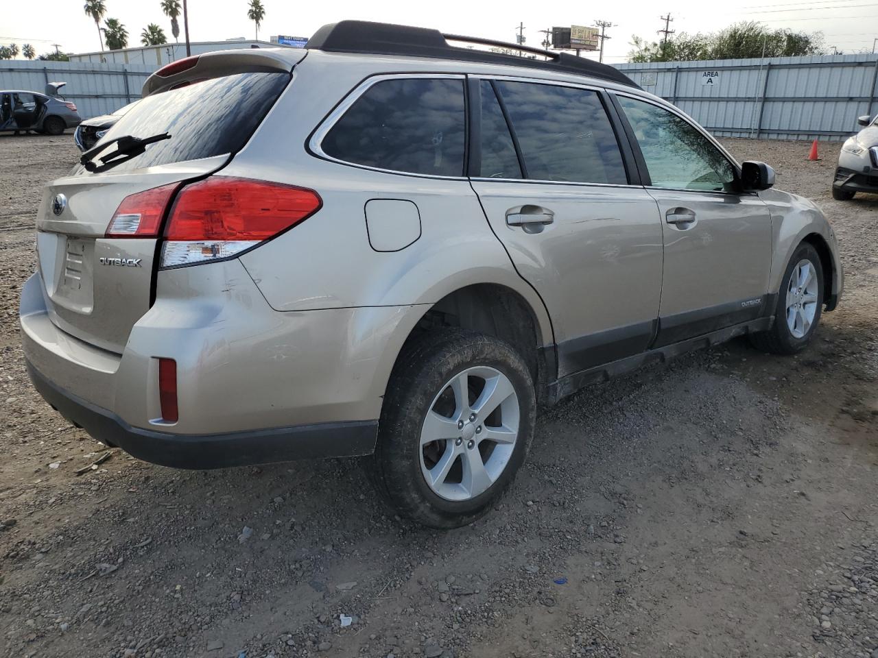 2014 Subaru Outback VIN 4S4BRBCC7E3317145 Copart auction photo, front end / undercarriage damage thumbnail 3