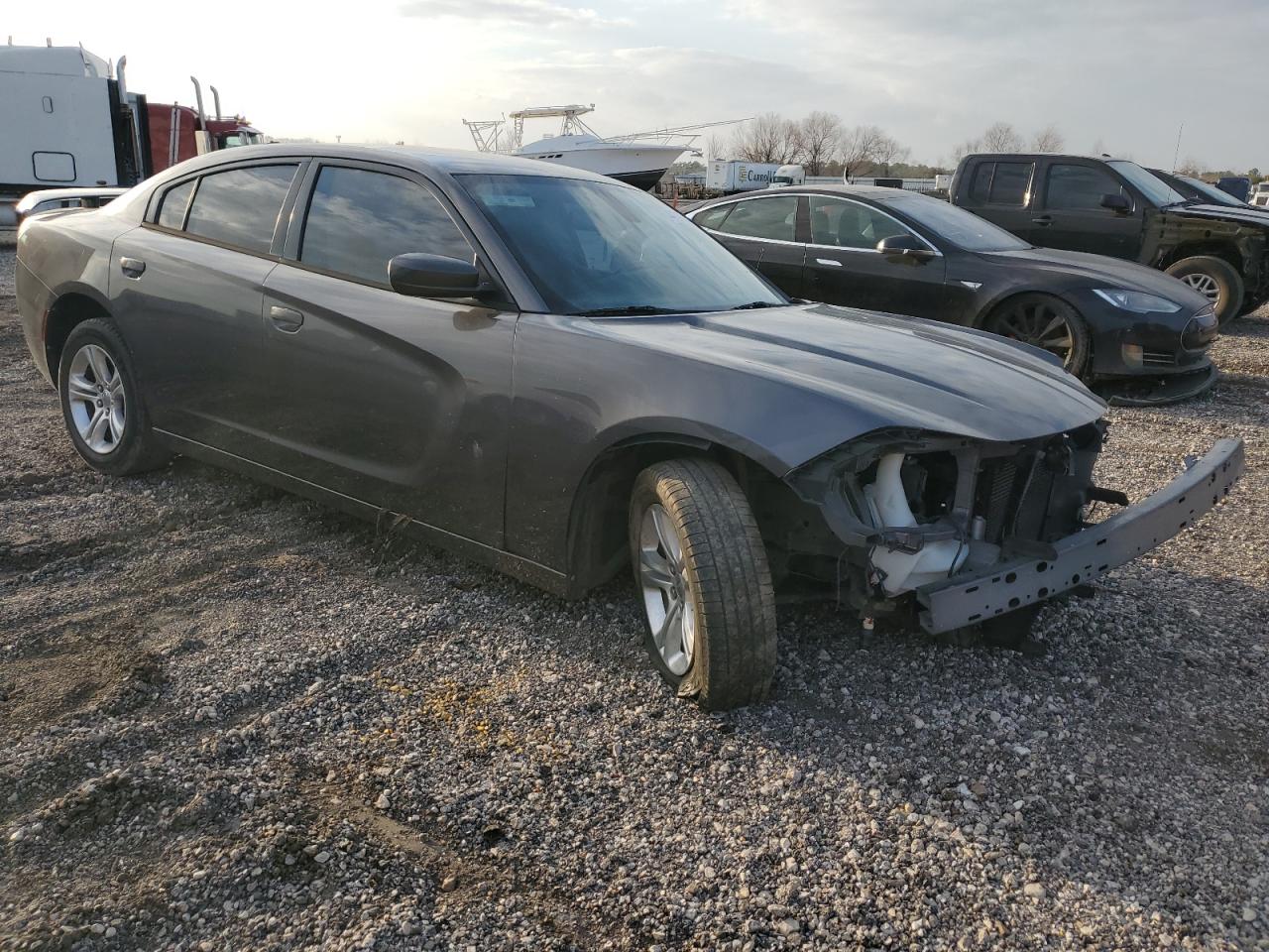 2015 Dodge Charger VIN 2C3CDXBG8FH858488 Copart auction photo, all over / undercarriage damage thumbnail 4